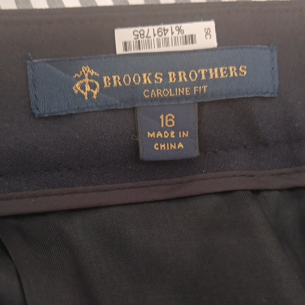 Brooks Brothers Caroline Fit Tollegno Wool Trousers #3482 - Picture 7 of 10
